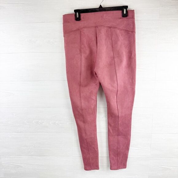 Spanx Faux Suede Rose High Rise Leggings NWT XL - Picture 5 of 9